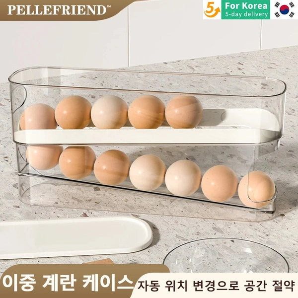 Slide Type Egg Carton, Double Automatic Egg Roller