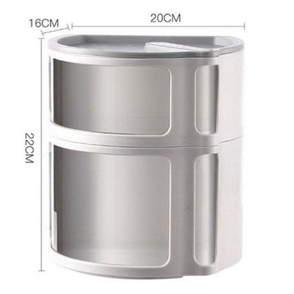 Modern Simple Multifunctional Shelf Creative Sliding Door Tissue Box Wall Mounted Plastic Shelf Stackable