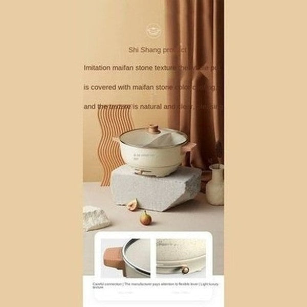 Bear Electric Hot Electric Boiling Pot 5 Liters Capacity Mandarin Duck Adjustable Fire Power Hotpot Cooker Cooking Pot. Cookware. Type: Casserole Dishes.