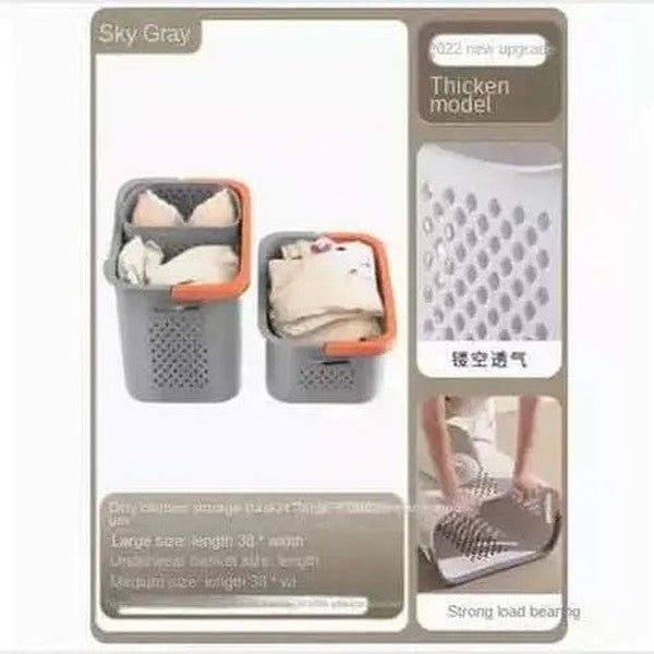 Laundry Basket partition for dirty clothes