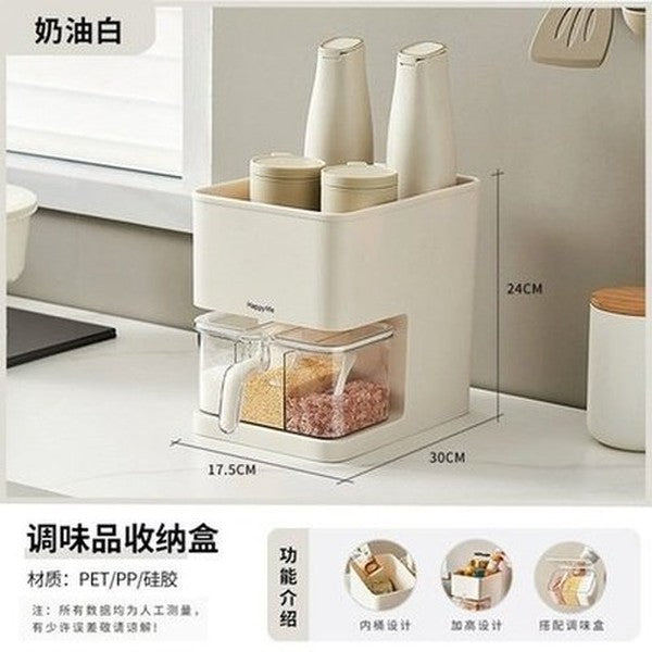 Kitchen Storage Rack Seasoning Jar Storage Rack Multifunctional Cutlery Organizer Knife Spoon Fork Holder Shelf. Kitchen Organizers: Knife Blocks and Holders.