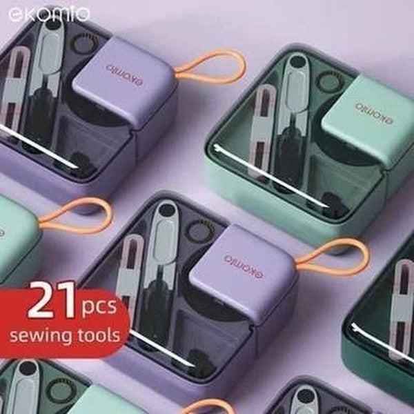 21-piece sewing box, practical small and simple set