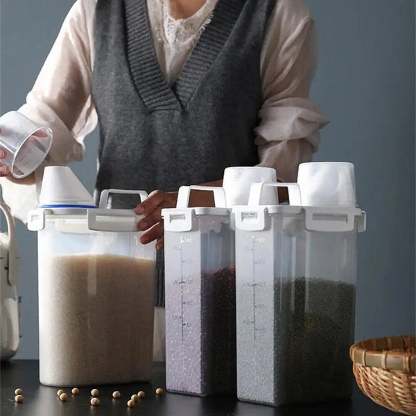 2000ml Food Grade Grain Storage Box Sealed Moisture Waterproof