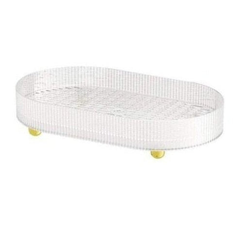 Light Luxury Double Layer Drain Tea Table Cup Tray