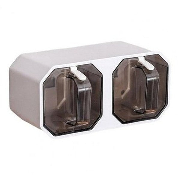 Elevate your culinary game with our 3-grid seasoning boxes set - wall-mounted, transparent, and drawer-designed for ultimate moisture protection: Spice Organizers.