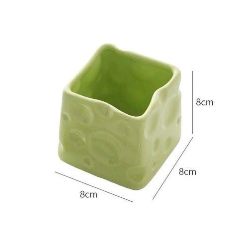 Ceramic Pen Holder & Fruit Fork Storage Jar