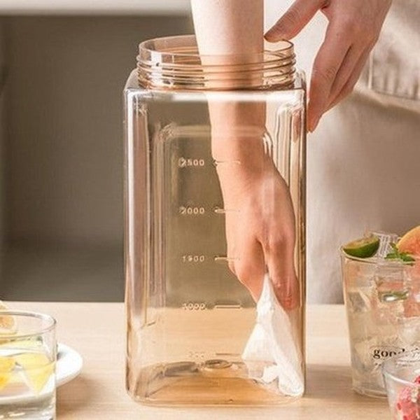 Cold Kettle with Faucet Funny Sticker Large Capacity