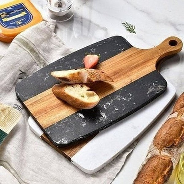 Quality Kitchen Wooden Chopping Blocks Acacia Cutting Board Pizza Bread Fruit Sushi Tray Hanging Non-slip. Kitchen Tools and Utensils. Type: Cutting Boards.