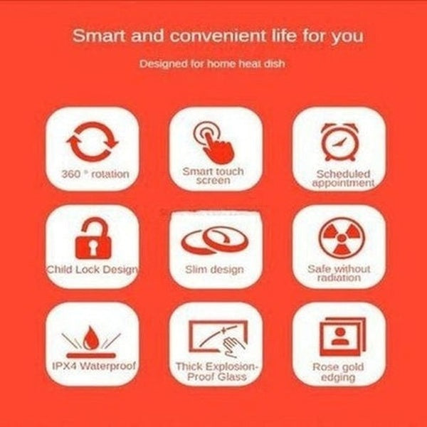 Rotating Food Insulation Plate Heating Board