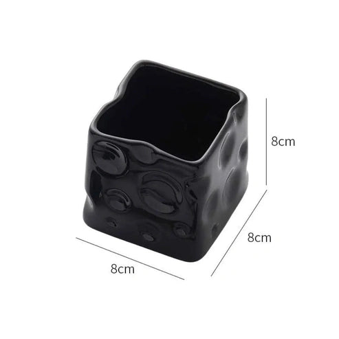 Ceramic Pen Holder & Fruit Fork Storage Jar