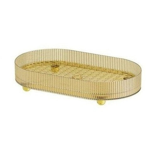 Light Luxury Double Layer Drain Tea Table Cup Tray