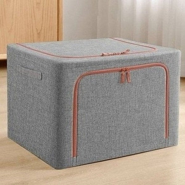 JOYBOS Fabric Folding Clothes Storage Box Finishing Cabinet Toy Storage Cabinet Quilt Storage Pet House Car Trunk Organizer. Type: Household Storage Containers.
