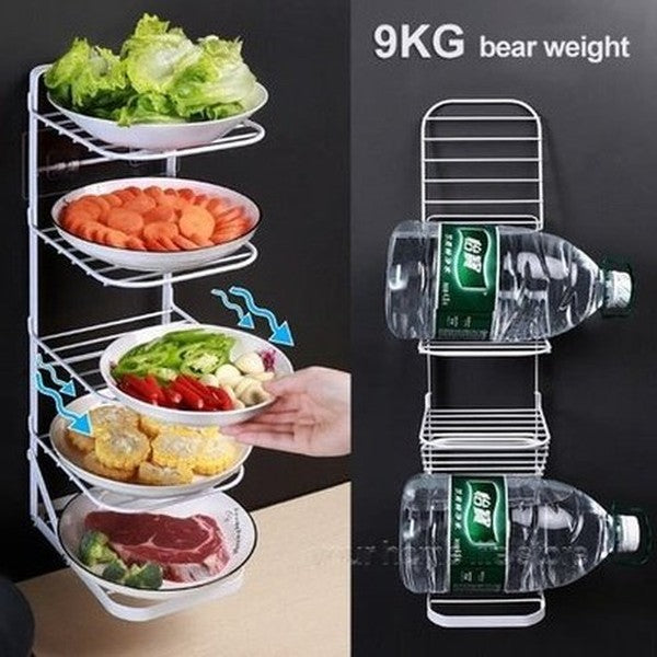 3/4 Tier Counter & Plate Organizer for Kitchen
