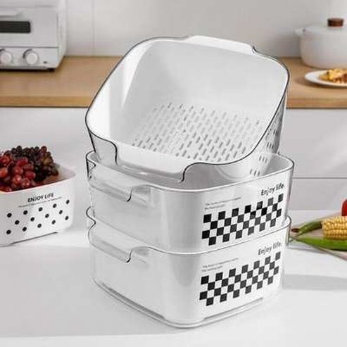 Double Layer Vegetable Washing Basket