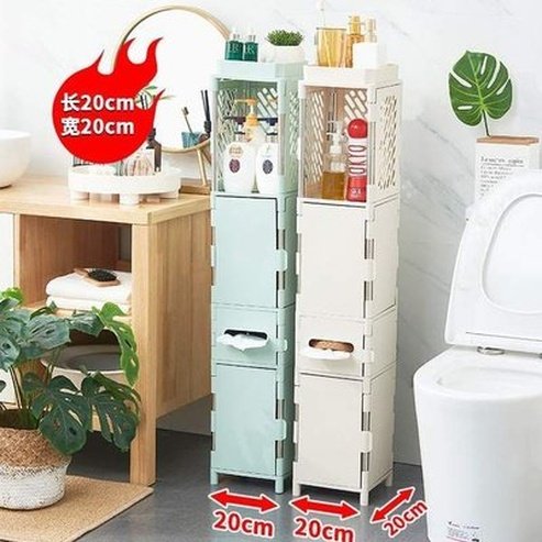 Multifunctional Multi-layer Plastic Narrow Bath Rack