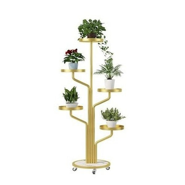 Simple Modern Living Room Floor Type Indoor Iron Flower Pot Frame Balcony Fleshy Plant Layer Rack. Decor. Type: Garden Pot Saucers & Trays.