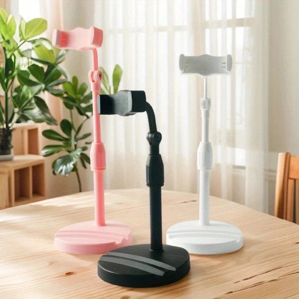 Dual Card Slot Mobile Phone Holder, Desktop Rotating Liftable Photo Multi-function Stand