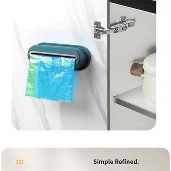 Kitchen Bathroom Hanging Trash Bag Dispenser and Storage Box Wall Mounted Kitchen Plastic Bag Container. Cleaning Tools. Type: Trash Cans & Wastebaskets.