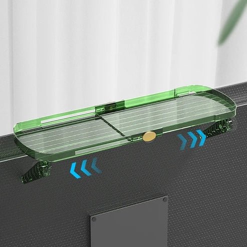 TV Screen Top Storage Shelf | Adjustable Monitor Organizer