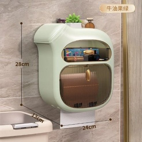 Wall Mounted Waterproof Toilet Tissue Storage Box