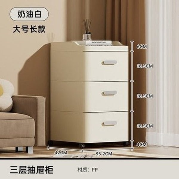 Multipurpose Drawer-Styled Nightstand Bedside Table Living Room Children's Toy Finishing Artifact Bedroom Small Clothes Storage Cabinet. Type: Nightstands