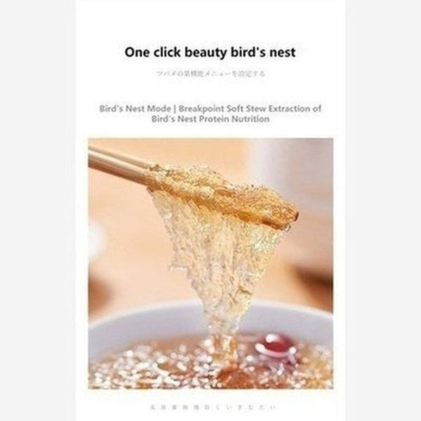 1L Mini Electric Stew Pot Ceramic Healthy Bird's Nest Electric Stew Cup Household Waterproof Multi-function Small Pot. Kitchen Appliances: Food Cookers ans Steamers.