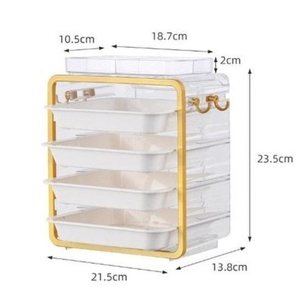 Clear Multi-layer Side Dish Storage Organizer Box