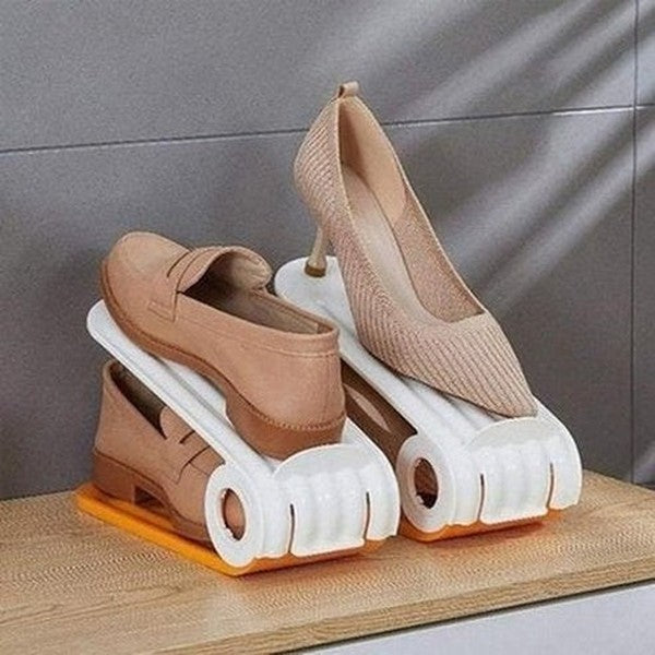 Simple Save Space Double Layer Shoe Rack Organizer