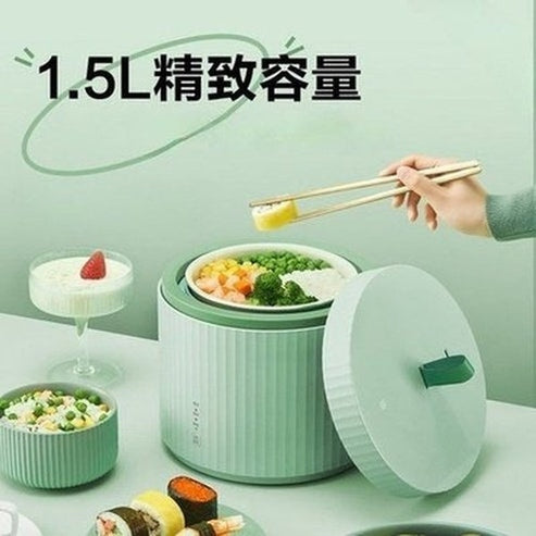 Mini Electric Rice Cooker Boiler Patting pot Noodles Porridge Insulation Aluminium Alloy Non Stick 1.5L 350w. Food Cookers & Steamers. Type: Rice Cookers.