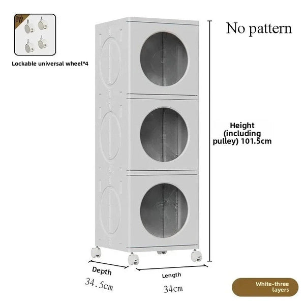 Folding Storage Cabinet, Toy and Snack Store Locker