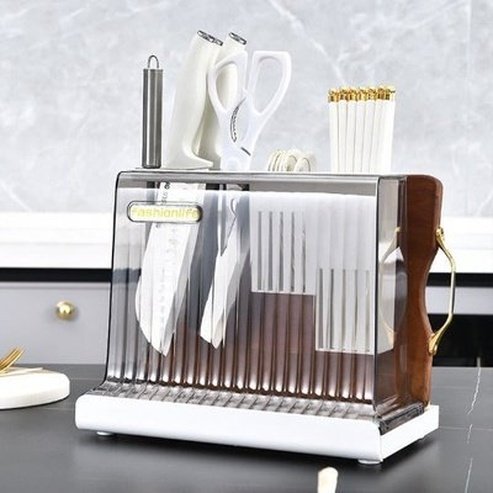 Light Cookware Rack Cutlery Holder Knife Storage Block