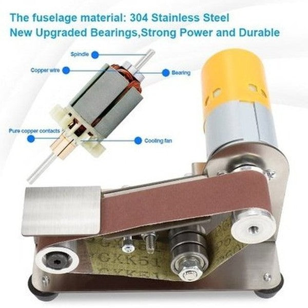FIRECORE 30MM Belt Sander Electric Sharpener Grinder