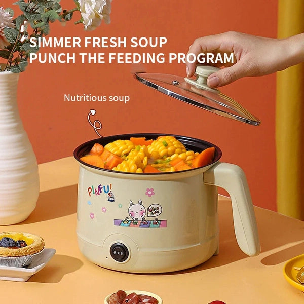 Multifunctional Electric Boiling Pot, Frying, Steaming, Stewing, Instant Noodles