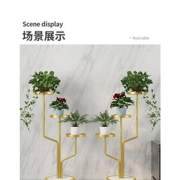 Simple Modern Living Room Floor Type Indoor Iron Flower Pot Frame Balcony Fleshy Plant Layer Rack. Decor. Type: Garden Pot Saucers & Trays.