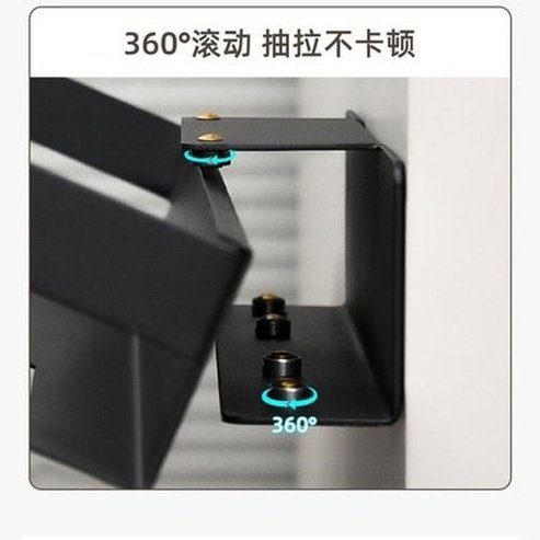 Carbon Steel Cabinet Slide Rail Storage Shelf Cabinet Kitchen Cabinet Slide Rail Free Punching. Kitchen Organizers. Type: Kitchen Utensil Holders and Racks.