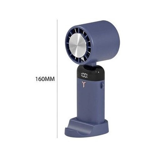 USB Portable Small Fan Digital Display 3W 1200/3600mAh Air Cooling Fan Mini 3-speed Wind Mute Detachable Base for Travel. Climate Control Appliances. Type: Fans.