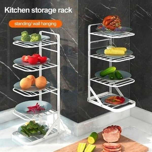 3/4 Tier Counter & Plate Organizer for Kitchen