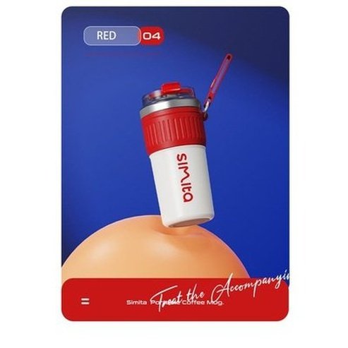 Non-slip Portable Coffee cup with lifting rope