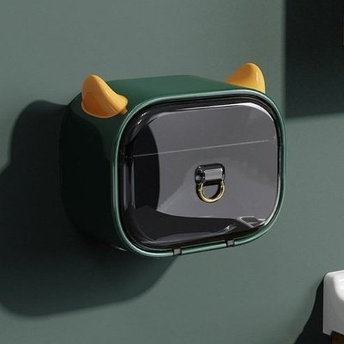 Little Devil Shape Toilet Paper Holder Wall-Hanging Tissue Box Bathroom Shelf Punch-Free Paper Towel Dispenser. Bathroom Accessories. Type: Toilet Paper Holders.