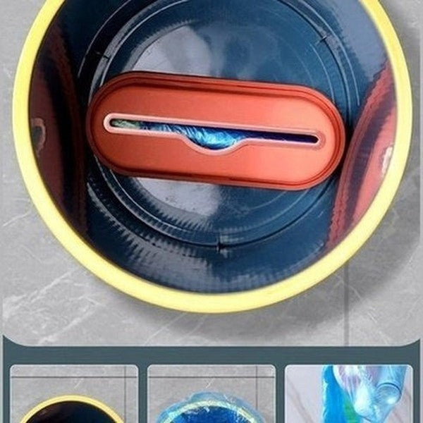 Kitchen Bathroom Hanging Trash Bag Dispenser and Storage Box Wall Mounted Kitchen Plastic Bag Container. Cleaning Tools. Type: Trash Cans & Wastebaskets.