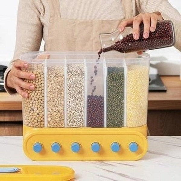 Moisture-proof sealed rice dispenser storage box. Food Grain Storage Box Sealed Rice Buckets Wall Mounted Storage Tank. Food Storage: Food Storage Containers.