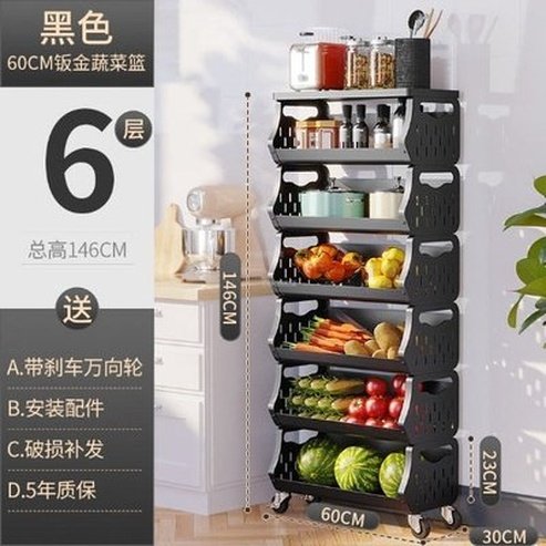 Modern Metal Kitchen Trolleys Simple Wheeled Cart