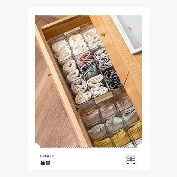 Wall Hanging Underwear Organizer Drawer Storage Box Bedroom Underwear Bra Socks Tie Clear Top Hanging Finishing Container. Type: Household Storage Drawers.