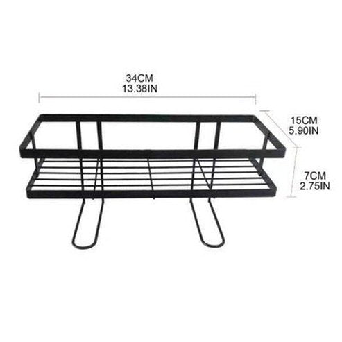 Punch-Free Over Toilet Iron Organizer Rack