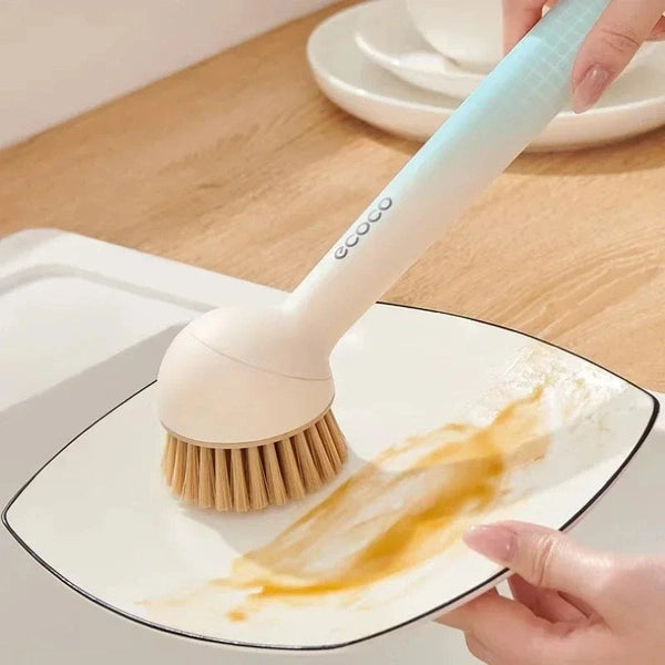 Ecoco Dish Cleaning Brushes, Long Kitchen Handle Household Cleaning Brush