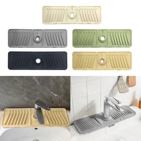 Stop Countertop Spills! The Silicone Faucet Drain Pad (Keeps Your Kitchen & Bathroom Dry)