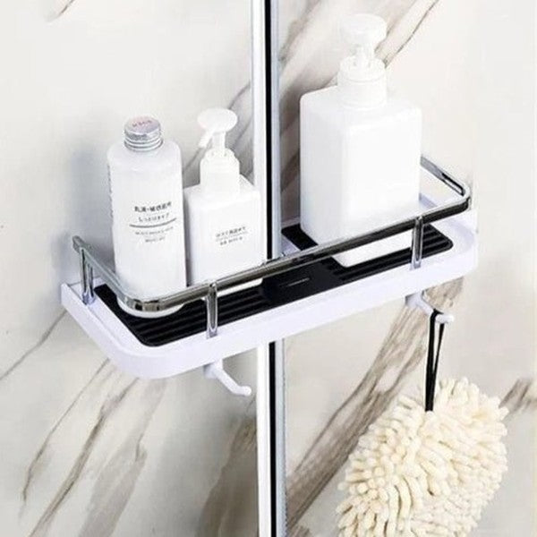 Bathroom Shower Storage Rack | No-Drill Organizer for Shampoo, Soap & More