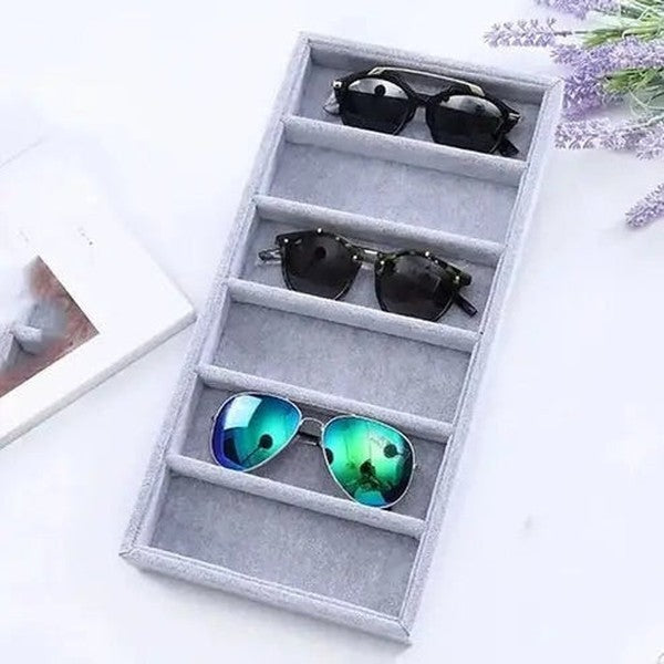 Velvet 6 Grids Sunglasses Display Box