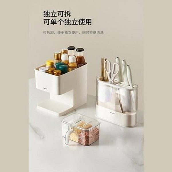 Kitchen Storage Rack Seasoning Jar Storage Rack Multifunctional Cutlery Organizer Knife Spoon Fork Holder Shelf. Kitchen Organizers: Knife Blocks and Holders.