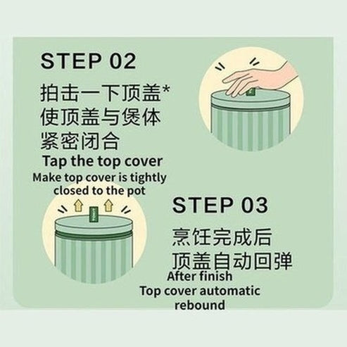 Mini Electric Rice Cooker Boiler Patting pot Noodles Porridge Insulation Aluminium Alloy Non Stick 1.5L 350w. Food Cookers & Steamers. Type: Rice Cookers.